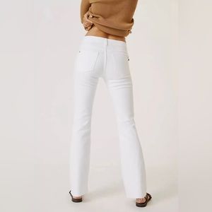 Anthropologie Pilcro The Icon Flare Jeans - White